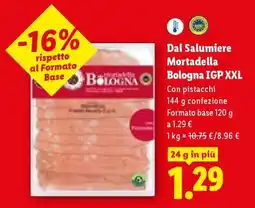 Lidl Dal Salumiere Mortadella Bologna IGP XXL offerta