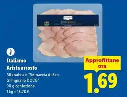 Lidl Italiamo Arista arrosto offerta