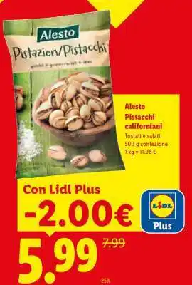 Alesto Pistacchi californiani