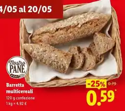 Lidl BARRETTA MULTICEREALI offerta