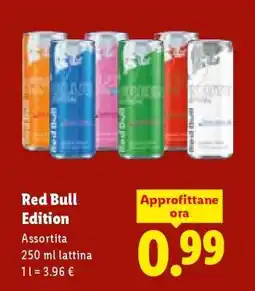 Lidl Red Bull Edition offerta