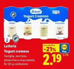 Lidl Latteria Yogurt cremoso offerta