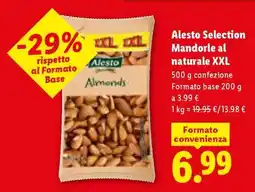 Lidl Alesto Selection Mandorle al naturale XXL offerta