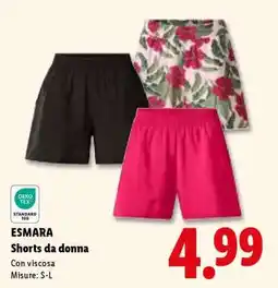 Lidl esmara Shorts da donna offerta