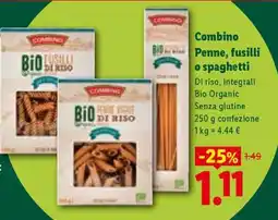 Lidl Combino Penne, fusilli o spaghetti offerta
