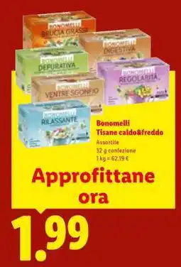 Lidl Bonomelli Tisane caldo&freddo offerta
