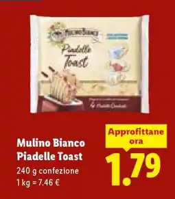 Lidl MULINO BIANCO Piadelle Toast offerta