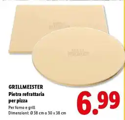 Lidl GRILLMEISTER Pietra refrattaria per pizza offerta