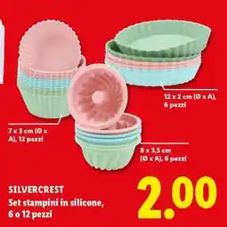 Lidl SILVERCREST Set stampini in silicone offerta