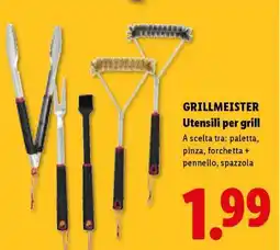 Lidl GRILLMEISTER Utensili per grill offerta