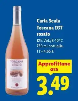 Lidl Carla Scala Toscana IGT rosato offerta