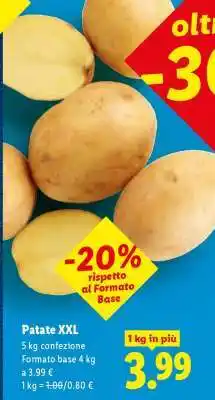 Lidl Patate XXL offerta