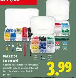 Lidl PARKSIDE Set per cavi offerta