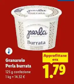 Lidl Granarolo Perla burrata offerta