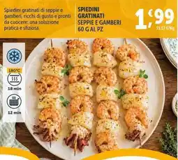Deco Supermercati Spiedini gratinati seppie e gamberi offerta