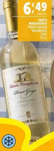 Deco Supermercati Santa margherita pinot grigio valdadige offerta