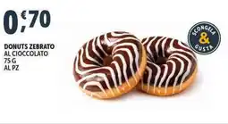 Deco Supermercati Donuts zebrato al cioccolato offerta