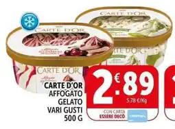 Deco Supermercati Carte d'or affogato gelato offerta