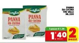 Interspar Panna da cucina TRE VALLI offerta