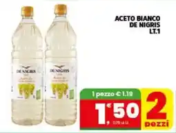 Interspar Aceto bianco DE NIGRIS offerta