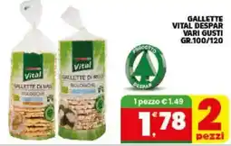 Interspar Gallette vital DESPAR offerta