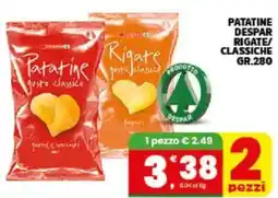 Interspar Patatine despar rigate/ classiche offerta