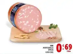 Deco Supermercati Fini mortadella emilia offerta