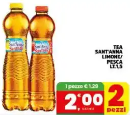 Interspar Tea sant'anna limone/ pesca offerta