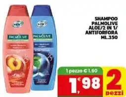 Interspar Shampoo palmolive aloe/2 in 1/ antiforfora offerta