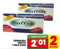 Interspar Tovaglioli SOFFYS offerta
