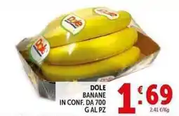 Deco Supermercati Dole banane offerta