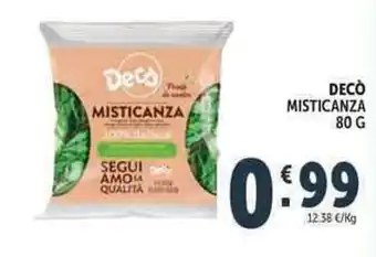 Deco Supermercati Decò misticanza offerta