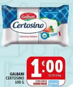 Deco Supermercati Galbani certosino offerta
