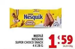 Deco Supermercati Nestlé nesquik super choco snack offerta