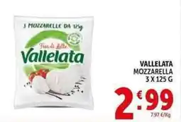 Deco Supermercati Vallelata mozzarella offerta