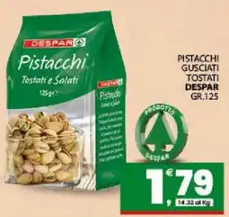 Interspar Pistacchi gusciati tostati DESPAR offerta