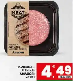 Interspar Hamburger di angus AMADORI offerta