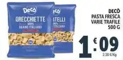 Deco Supermercati Decò pasta fresca offerta