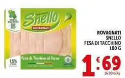 Deco Supermercati Rovagnati snello fesa di tacchino offerta