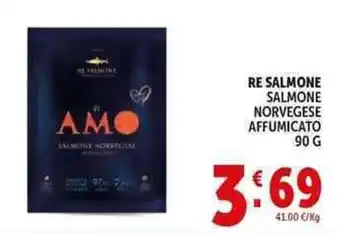 Deco Supermercati Re salmone salmone norvegese affumicato offerta