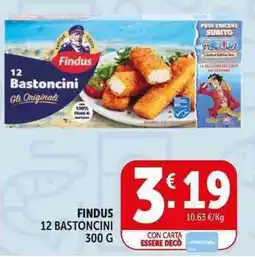 Deco Supermercati Findus 12 bastoncini offerta