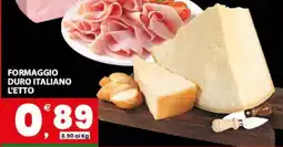 Interspar Formaggio duro italiano l'etto offerta