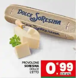 Interspar Provolone soresina dolce l'etto offerta
