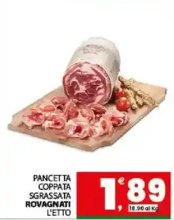 Interspar Pancetta coppata sgrassata ROVAGNATI offerta