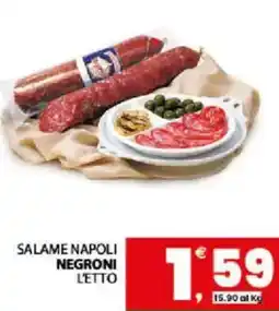 Interspar Salame napoli NEGRONI offerta