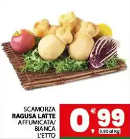 Interspar Scamorza ragusa latte affumicata/ bianca l'etto offerta