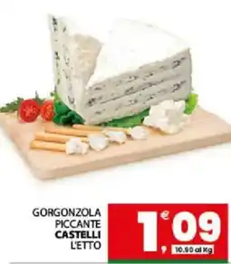Interspar Gorgonzola piccante castelli l'etto offerta