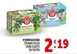 Deco Supermercati Pompadour tisane plus offerta