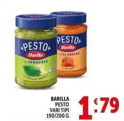 Deco Supermercati Barilla pesto offerta