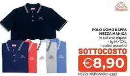 Mercatò Kappa polo uomo kappa mezza manica offerta